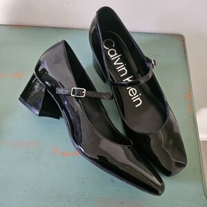Calvin Klein Patent Mary Jane Shoes